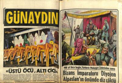 Günaydın Gazetesi 26 Ağustos 1971 - Çayan Ve Arkadaşları Ayağa Kalkmayınca Mahkemede Olaylar Çıktı GZ73892 - 1