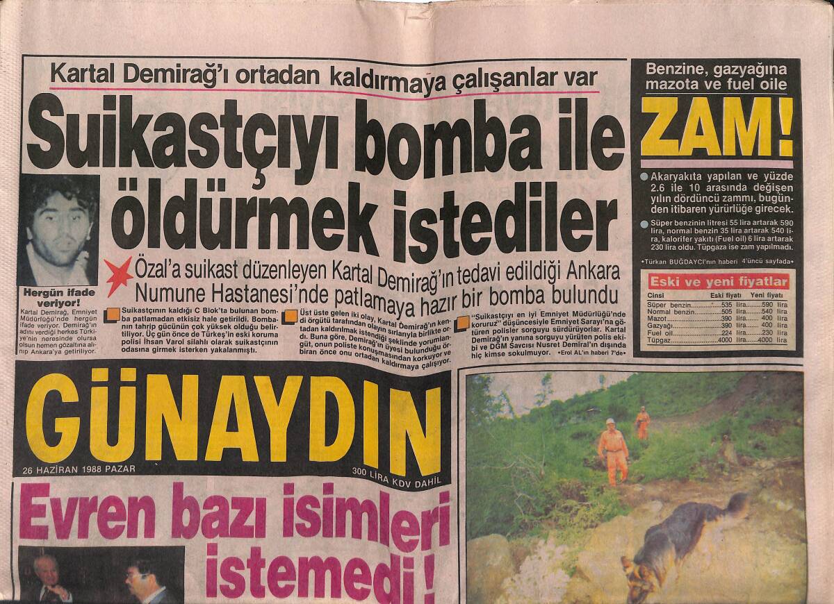 Günaydın Gazetesi 26 Haziran 1988 - Meltem Hakarar Ve Zeki Müren , Yarışmacılardan Daha Çok İlgi Topladılar GZ151269 - 1