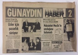 Günaydın Gazetesi 26 Mart 1976 - Lübnan Cumhurbaşkanı Sarayını Ter Ederek Bir Kasabaya Sığındı GZ13185 - 1