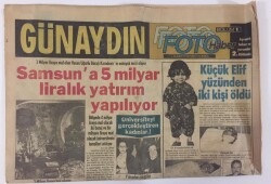Günaydın Gazetesi 26 Mart 1976 - Samsunda 4 Milyar Liraya Mal Olacak İki Baraj Ve Bir Liraya Mal Olacak Üniversitenin Temelleri Atılıyor GZ13186 - 1