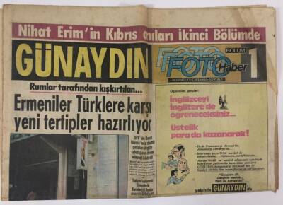 Günaydın Gazetesi 26 Şubat 1975 - İstanbul Moda Festivali Başladı GZ13175 - 1