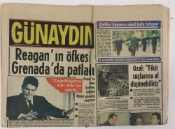 Günaydın Gazetesi 27 Ekim 1983 - Özal Fikir Suçlarına Af Düşünebiliriz GZ13158 - 1
