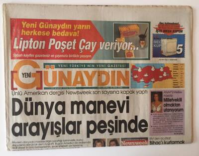 Günaydın Gazetesi 27 Kasım 1994 - Hülya Avşar Sizlerle GZ10969 - 1
