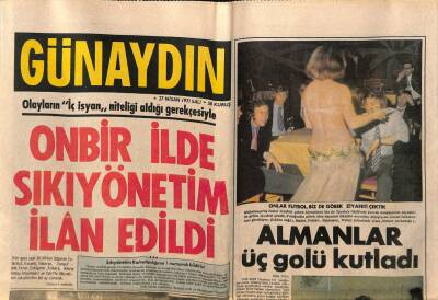 Günaydın Gazetesi 27 Nisan 1971 - Seher Şeniz Yemeğini Tek Başına Yedi GZ82005 - 1