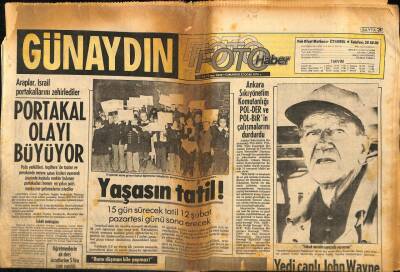 Günaydın Gazetesi 27 Ocak 1979 - Hristiyanlığın Merkezi Romada 1500 Kişilik Bir Cami Yapılıyor GZ87455 - 1