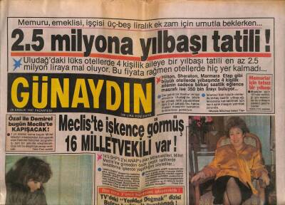 Günaydın Gazetesi 28 Aralık 1987 - Doğum Günü Hediyesi GZ55805 - 1