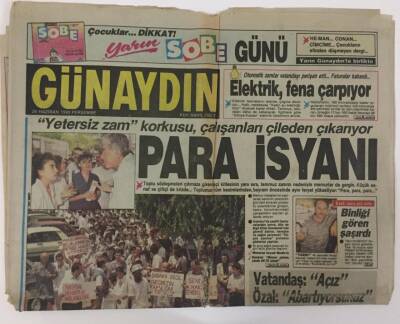 Günaydın Gazetesi 28 Haziran 1990 - Vatandaş Açız , Özal Abartıyorsunuz GZ13146 - 1