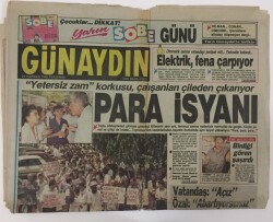 Günaydın Gazetesi 28 Haziran 1990 - Vatandaş Açız , Özal Abartıyorsunuz GZ13146 - 2