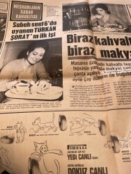 Günaydın Gazetesi 28 Kasım 1968 - Sabah Saat 6'da Uyanan Türkan Şoray'ın İlk İş Günü - Kapıkule Gümrüğünden Esrarengiz Yangın GZ156704 - 2
