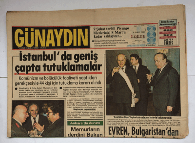 Günaydın Gazetesi 28 Şubat 1982 - Amerikada 430 Bin Sigara Tiryakisi Kanserden Öldü GZ7608 - 1