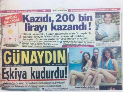 Günaydın Gazetesi - 29 Haziran 1987 - Eşkiya Kudurdu GZ41878 - 1