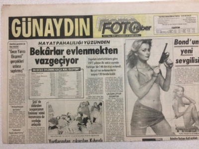Günaydın Gazetesi 29 Kasım 1978 - Bekarlar Evlenmekten Vazgeçiyor GZ24650 - 1