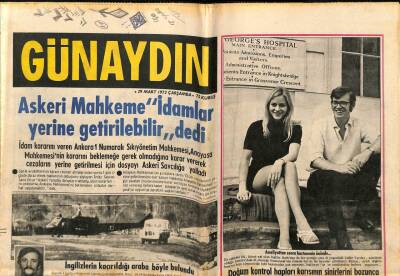 Günaydın Gazetesi 29 Mart 1972 - İstanbul Kumarhanesinde Şans Denediler * Filiz Akın - Ediz Hun - Ekrem Bora GZ91008 - 1