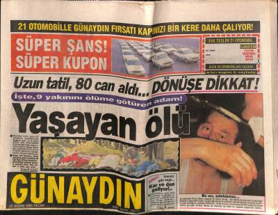 Günaydın Gazetesi 29 Nisan 1990 - Zeki Müren İle 5 Saat GZ79450 - 1