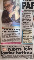 Günaydın Gazetesi 29 Nisan 1990 - Zeki Müren İle 5 Saat GZ79450 - 2