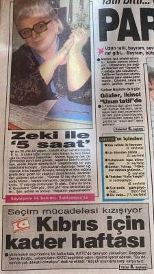 Günaydın Gazetesi 29 Nisan 1990 - Zeki Müren İle 5 Saat GZ79450 - 2