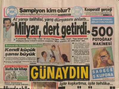 Günaydın Gazetesi 29 Temmuz 1990 - Iglesiasın Kalbi , Bu Kızda GZ87442 - 1