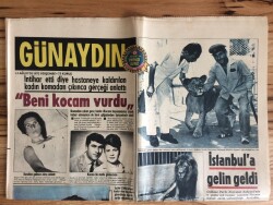 Günaydın Gazetesi 3 Ağustos 1972 - İstanbulda Son Beş Yılda Zam Görmeyen Tek Şey Saksı Çiçeği GZ72880 - 2