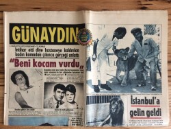 Günaydın Gazetesi 3 Ağustos 1972 - İstanbulda Son Beş Yılda Zam Görmeyen Tek Şey Saksı Çiçeği GZ72880 - 1