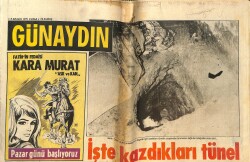 Günaydın Gazetesi 3 Aralık 1971 - Dansöz Semra, Dev Piton Yılanı İle Göbek Atıyor - Cüneyt Arkın: Ben Sarhoş Cüneyt Değil Cambaz Cüneytim GZ146437 - 1