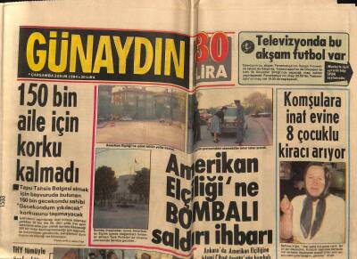 Günaydın Gazetesi 3 Ekim 1984 - Liz Taylor Soyunması İçin Yapılan 1 Milyon Dolarlık Teklifi Kabul Etmedi GZ74319 - 1