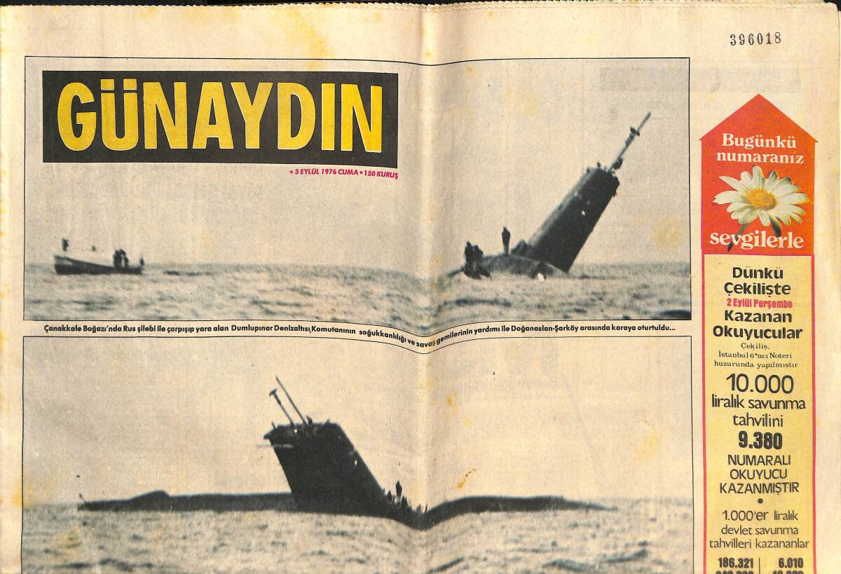 Günaydın Gazetesi 3 Eylül 1976 - Susan Howard Özel Hayatında da Mutlu Bir Eş ! - Hora'ya Kırmızı Renk Daha Çok Yakıştı GZ142411 - 1