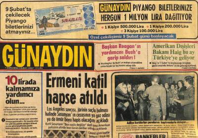 Günaydın Gazetesi 3 Şubat 1982 - Rauf Denktaş Doğun Gününde Çok Neşeli İdi GZ89485 - 1