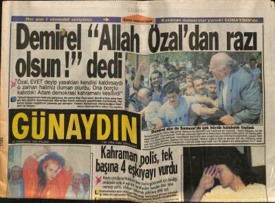 Günaydın Gazetesi 30 Ağustos 1987 - Doğum Günü Hediyesi GZ58232 - 1