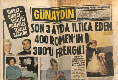 Günaydın Gazetesi 30 Kasım 1968 - İltica Eden 400 Romenin 300ü Frengili GZ56077 - 1