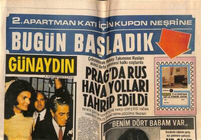 Günaydın Gazetesi 30 Mart 1969 - Aygaz Tankerini Denizde Bulan Danimarkalı Kaptan Gemi Benim Oldu dedi GZ91564 - 1