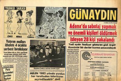 Günaydın Gazetesi 31 Aralık 1972 - Başbakan Çamlıca Vericisini Hizmete Açıyor GZ122485 - 1