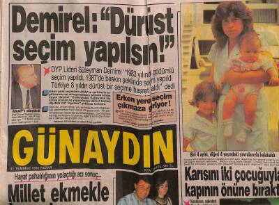 Günaydın Gazetesi 31 Temmuz 1988 - Doğum Günü Hediyesi GZ55812 - 1