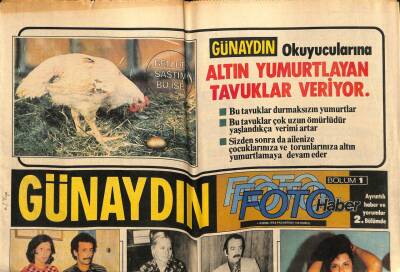Günaydın Gazetesi 4 Ekim 1976 - İtalyan Yıldızı Daniela İstanbula Geldi GZ56069 - 1