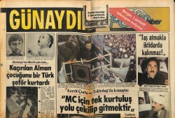 Günaydın Gazetesi 5 Aralık 1977 - Bülent Ersoy'un Sağlık Durumu Düzeliyor - Belediye Boğaz Köprüsünün Gelirinden Hisse İsteyecek GZ152107 - 1