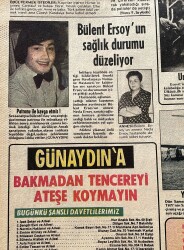 Günaydın Gazetesi 5 Aralık 1977 - Bülent Ersoy'un Sağlık Durumu Düzeliyor - Belediye Boğaz Köprüsünün Gelirinden Hisse İsteyecek GZ152107 - 2