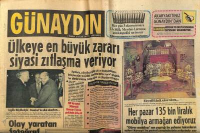 Günaydın Gazetesi 5 Ocak 1979 - Oteller Kralı Hilton Öldü GZ56787 - 1