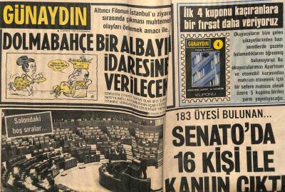 Günaydın Gazetesi 5 Şubat 1969 - Dolmabahçe Bir Albayın İdaresine Verilecek GZ55969 - 1