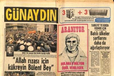 Günaydın Gazetesi 5 Şubat 1979 - İran Şahının Başını Ağrıtan Taç ! GZ87466 - 1