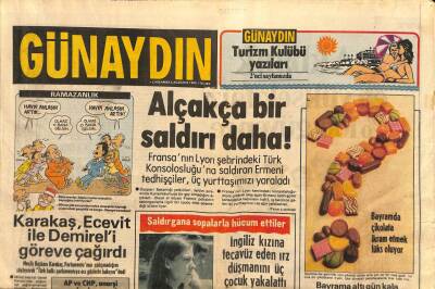 Günaydın Gazetesi 6 Ağustos 1980 - Karakaş , Ecevit İle Demireli Göreve Çağırdı GZ87452 - 1