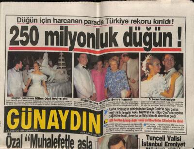 Günaydın Gazetesi 6 Ağustos 1988 - Doğum Günü Hediyesi GZ56042 - 1