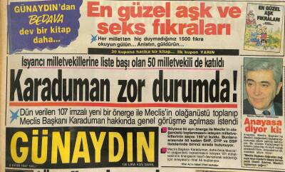 Günaydın Gazetesi 6 Ekim 1987 - Yeni Şişeli Yeni Rakı Satışa Çıktı - Bülent Ersoy , Düğünde Ortaya Çıkıp Öyle Göbek Attı Ki Kadınları Çatlattı ! GZ127156 - 1