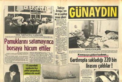 Günaydın Gazetesi 6 Ocak 1975 - Amerikadan 26 Bin Ton Buğday Geldi GZ102324 - 2