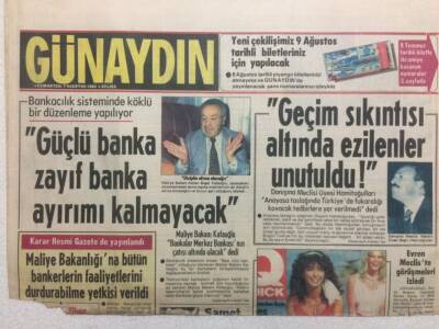 Günaydın Gazetesi 7 Ağustos 1982 - Geçim Sıkıntısı Altında Ezilenler Unutuldu GZ32990 - 1