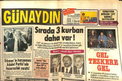 Günaydın Gazetesi 7 Eylül 1980 - Doğum Günü Hediyesi GZ58199 - 1