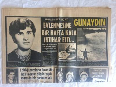 Günaydın Gazetesi 7 Mart 1969 - Nixonu Tanımayan 20 Milyon Zenci Kendilerine Yeni Bir Başkan Seçti GZ73356 - 1