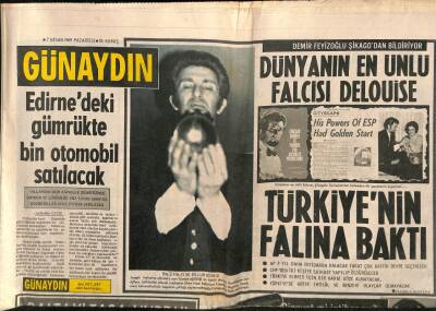 Günaydın Gazetesi 7 Nisan 1969 - Genç Yaşta Şehit Düşen Bir Kahraman Albay Akıncı GZ55994 - 1