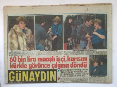 Günaydın Gazetesi 7 Şubat 1987 - Arap Petrolüne Karşı Türk Suyu GZ7883 - 1