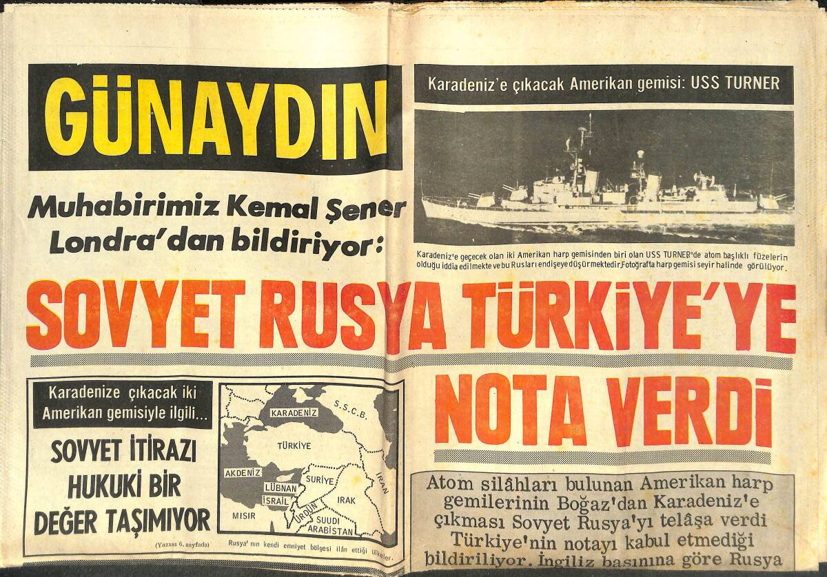 Günaydın Gazetesi 8 Aralık 1968 - Markoviç'in Öldürülme Olayına Eski Fransa Başbakanı Pompidou'nun Karısının Adı Da Karıştı GZ142319 - 1