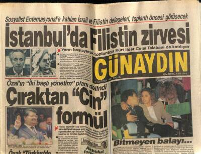 Günaydın Gazetesi 9 Haziran 1991 - Barış Mançonun Dönüşü GZ56802 - 1