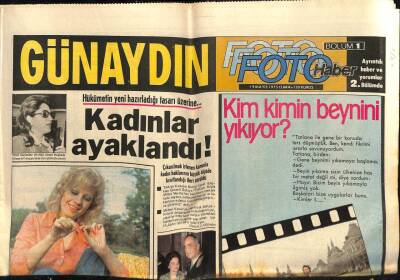 Günaydın Gazetesi 9 Mayıs 175 - Emel Sayın, İki Yıl Daha Evlenmeyeceğim GZ56040 - 1